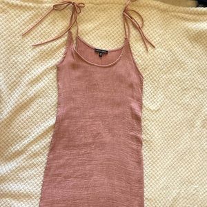 Kendall and Kylie Pink Tie String Dress Size Extra Small